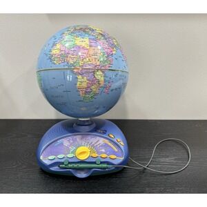 LeapFrog Quantum Leap Explorer Globe Interactive Learning Eureka Challenge WORKS